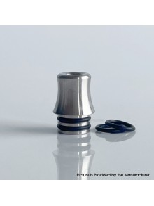 Rekavape VWM Intensa Style Replacement 510 Drip Tip - Silver, Stainless Steel