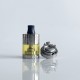 Rekavape VWM Intensa Style RTA Atomizer - Silver + Brown, Titanium Alloy + PEI, 5.2ml, 10 PCS Air Pins, 22mm Diameter