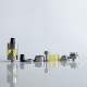 Rekavape VWM Intensa Style RTA Atomizer - Silver + Brown, Titanium Alloy + PEI, 5.2ml, 10 PCS Air Pins, 22mm Diameter
