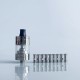 Rekavape VWM Intensa Style RTA Atomizer - Silver + Translucent, Titanium Alloy + PCTG, 5.2ml, 10 PCS Air Pins, 22mm Diameter