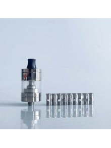 Rekavape VWM Intensa Style RTA Atomizer - Silver + Translucent, Titanium Alloy + PCTG, 5.2ml, 10 PCS Air Pins, 22mm Diameter