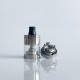 Rekavape VWM Intensa Style RTA Atomizer - Silver + Translucent, Titanium Alloy + PCTG, 5.2ml, 10 PCS Air Pins, 22mm Diameter