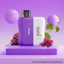 [Ships from Bonded Warehouse] Authentic YUMI RC5000 Replaceable Disposable Pod Kit 650mAh 8ml Grape - 20mg