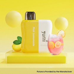 [Ships from Bonded Warehouse] Authentic YUMI RC5000 Replaceable Disposable Pod Kit 650mAh 8ml Pink Lemonade - 20mg