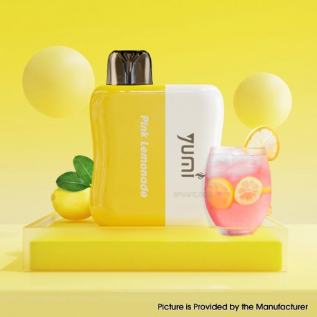 [Ships from Bonded Warehouse] Authentic YUMI RC5000 Replaceable Disposable Pod Kit 650mAh 8ml Pink Lemonade - 20mg