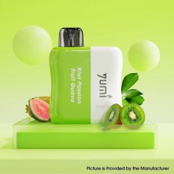 [Ships from Bonded Warehouse] Authentic YUMI RC5000 Replaceable Disposable Pod Kit 650mAh 8ml Kiwi Passion Fruit Guava - 20mg