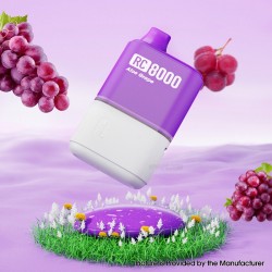 [Ships from Bonded Warehouse] Authentic YUMI RC8000 Replaceable Disposable Pod Kit 600mAh 12ml Aloe Grape - 50mg