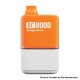 [Ships from Bonded Warehouse] Authentic YUMI RC8000 Replaceable Disposable Pod Kit 600mAh 12ml Orange Peach - 50mg