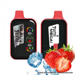 [Ships from Bonded Warehouse] Authentic YUMI & VAAL Mega 20000 Disposable Vape Kit 650mAh 16ml Strawberry Ice - 50mg