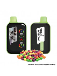 [Ships from Bonded Warehouse] Authentic YUMI & VAAL Mega 20000 Disposable Vape Kit 650mAh 16ml Rainbow Candy - 50mg