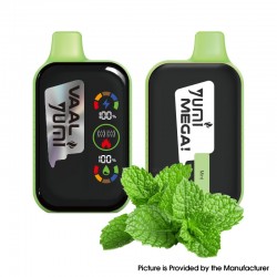 [Ships from Bonded Warehouse] Authentic YUMI & VAAL Mega 20000 Disposable Vape Kit 650mAh 16ml Mint - 50mg