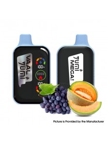 [Ships from Bonded Warehouse] Authentic YUMI & VAAL Mega 20000 Disposable Vape Kit 650mAh 16ml Grape Honeydew - 50mg