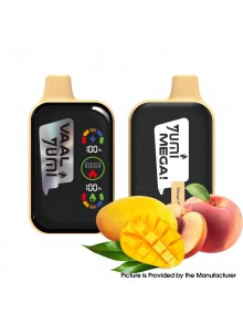 [Ships from Bonded Warehouse] Authentic YUMI & VAAL Mega 20000 Disposable Vape Kit 650mAh 16ml Mango Peach - 50mg