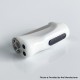 Rekavape Stratum V10 Style DNA 60W VW Box Mod - Bright White, Delin + SS, 1~60W, 1 x 18650, Evolv DNA60C Chipset