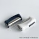 Rekavape Stratum V10 Style DNA 60W VW Box Mod - Bright White, Delin + SS, 1~60W, 1 x 18650, Evolv DNA60C Chipset