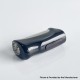 Rekavape Stratum V10 Style DNA 60W VW Box Mod - Bright Black, Delin + SS, 1~60W, 1 x 18650, Evolv DNA60C Chipset