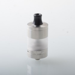 VWM Intensa Style RTA Atomizer - Silver + Translucent, 316SS + PCTG, 5.2ml, 10 PCS Air Pins, 22mm Diameter