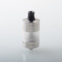 VWM Intensa Style RTA Atomizer - Silver + Translucent, 316SS + PCTG, 5.2ml, 10 PCS Air Pins, 22mm Diameter