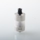 VWM Intensa Style RTA Atomizer - Silver + Translucent, 316SS + PCTG, 5.2ml, 10 PCS Air Pins, 22mm Diameter