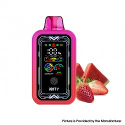 [Ships from Bonded Warehouse] Authentic iCity CT 35000 Touch Button Disposable Kit 25ml 35000 Puffs Strawberry Watermelon - 50mg
