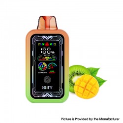[Ships from Bonded Warehouse] Authentic iCity CT 35000 Touch Button Disposable Kit 850mAh 25ml 35000 Puffs Kiwi Mango - 50mg