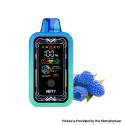 [Ships from Bonded Warehouse] Authentic iCity CT 35000 Touch Button Disposable Vape Kit 850mAh 25ml 35000 Puffs Blue Razz - 50mg