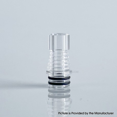 Authentic Rekavape Fev 22 510 Drip Tip for RDA / RTA / RDTA Tank Atomizer - Translucent, PCTG