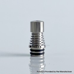 Authentic Rekavape Fev 22 510 Drip Tip for RDA / RTA / RDTA Tank Atomizer - Silver, Stainless Steel