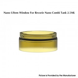 Authentic Ambition Mods Ultem Window Tank Tube for Revorie Nano Combi Tank Tube Kit - Brown, 2.5ml