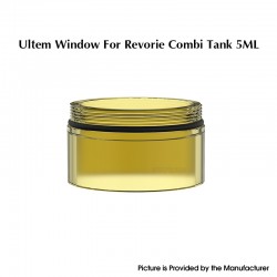 Authentic Ambition Mods Ultem Window Tank Tube for Revorie Combi Tank Tube Kit - Brown, 5.0ml
