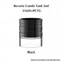 Authentic Ambition Mods Combi Tank Kit for Revorie RDL & DL RTA - Black, 5.0ml