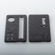 Rekavape Monarchy Style Replacement Front + Back Cover Panel Plate for dotMod dotAIO V2 Pod - Black, POM (2 PCS)