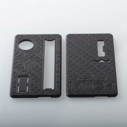 Rekavape Monarchy Style Replacement Front + Back Cover Panel Plate for dotMod dotAIO V2 Pod - Black, POM (2 PCS)