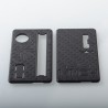 Rekavape Monarchy Style Replacement Front + Back Cover Panel Plate for dotMod dotAIO V2 Pod - Black, POM (2 PCS)