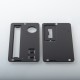 Rekavape Monarchy Style Replacement Front + Back Cover Panel Plate for dotMod dotAIO V2 Pod - Black, POM (2 PCS)