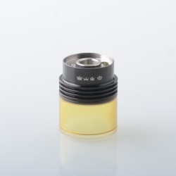 Rekavape Extender Tank for Monarchy Ost Old School MTL and DL RTA Atomizer - Black + Brown, 316 Stainless Steel + PEI