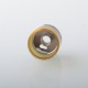 Rekavape F-Dama Extender Tank for Monarchy Ost Old School MTL and DL RTA Atomizer - Silver + Brown, 316 Stainless Steel + PEI