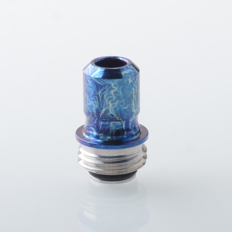 Rekavape Mission XV ARC Style Boro BB Drip Tip Set for BB / Billet Boro Mod - Ebtropic, Titanium + Stainless Steel
