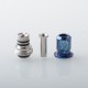 Rekavape Mission XV ARC Style Boro BB Drip Tip Set for BB / Billet Boro Mod - Ebtropic, Titanium + Stainless Steel