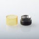 Rekavape Extender Tank for Monarchy Ost Old School MTL and DL RTA Atomizer - Black + Brown, 316 Stainless Steel + PEI