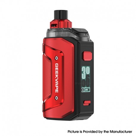 [Ships from Bonded Warehouse] Authentic GeekVape Aegis Hero 5 50W Pod Mod Kit - Blaze Red, VW 5~50W, 2000mAh, 6.5ml, 0.2ohm