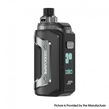 [Ships from Bonded Warehouse] Authentic GeekVape Aegis Hero 5 50W Pod Mod Kit - Iron Black, VW 5~50W, 2000mAh, 6.5ml, 0.2ohm