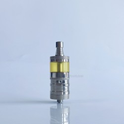 Rekavape Flash e-Vapor V4.5S+ Style Top Fill RTA Rebuildable Tank Atomizer - Silver, Titanium Alloy + PEI, 3.5ml, 22mm