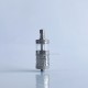 Rekavape Flash e-Vapor V4.5S+ Style Top Fill RTA Rebuildable Tank Atomizer - Silver, Titanium Alloy + PCTG, 3.5ml, 22mm