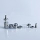 Rekavape Flash e-Vapor V4.5S+ Style Top Fill RTA Rebuildable Tank Atomizer - Silver, Titanium Alloy + PCTG, 3.5ml, 22mm