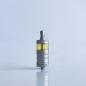 Rekavape Flash e-Vapor V4.5S+ Style Top Fill RTA Rebuildable Tank Atomizer - Matte Silver, 316SS + PEI, 3.5ml, 22mm