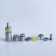 Rekavape Flash e-Vapor V4.5S+ Style Top Fill RTA Rebuildable Tank Atomizer - Matte Silver, 316SS + PEI, 3.5ml, 22mm