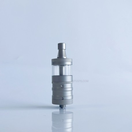 Rekavape Flash e-Vapor V4.5S+ Style Top Fill RTA Rebuildable Tank Atomizer - Matte Silver, 316SS + PCTG, 3.5ml, 22mm