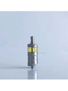 Rekavape Flash e-Vapor V4.5S+ Style Top Fill RTA Rebuildable Tank Atomizer - Silver, 316 Stainless Steel + PEI, 3.5ml, 22mm