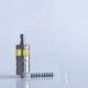 Rekavape Flash e-Vapor V4.5S+ Style Top Fill RTA Rebuildable Tank Atomizer - Silver, 316 Stainless Steel + PEI, 3.5ml, 22mm